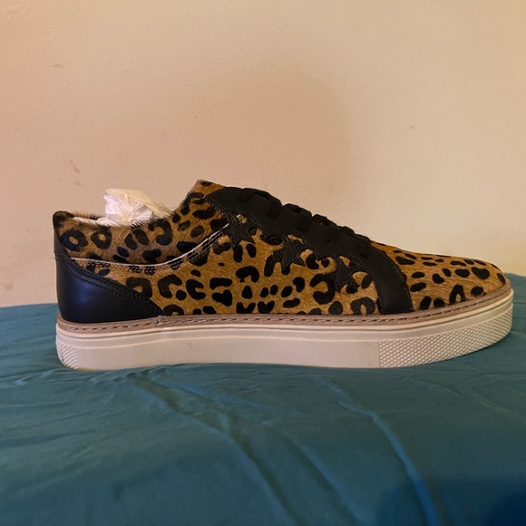 Lucchese Other - Lucchese Leopard Pony Hair Shoes